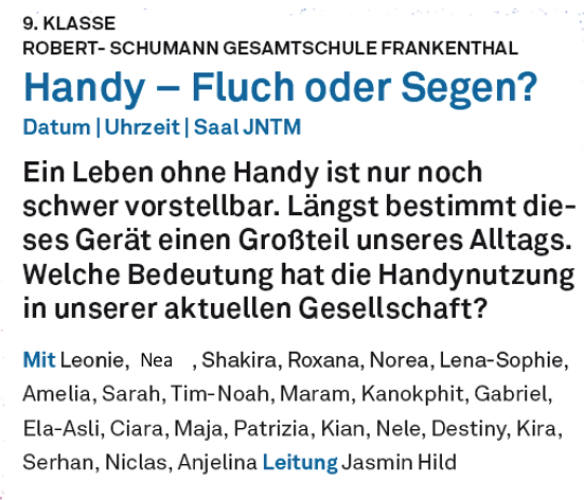 Handy fluch oder Segen