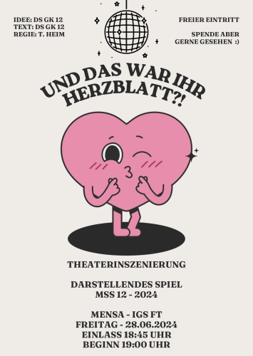 Plakat Herzblatt